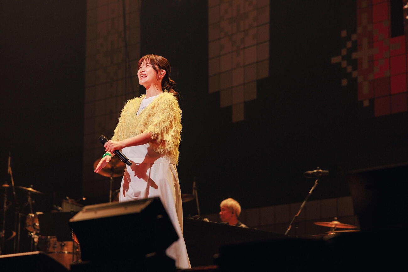 「超いきものがかりフェス　デビュー20周年だよ!!～ありがとうって伝えたくて～」を行ったいきものがかり（撮影：白重　聡一郎）