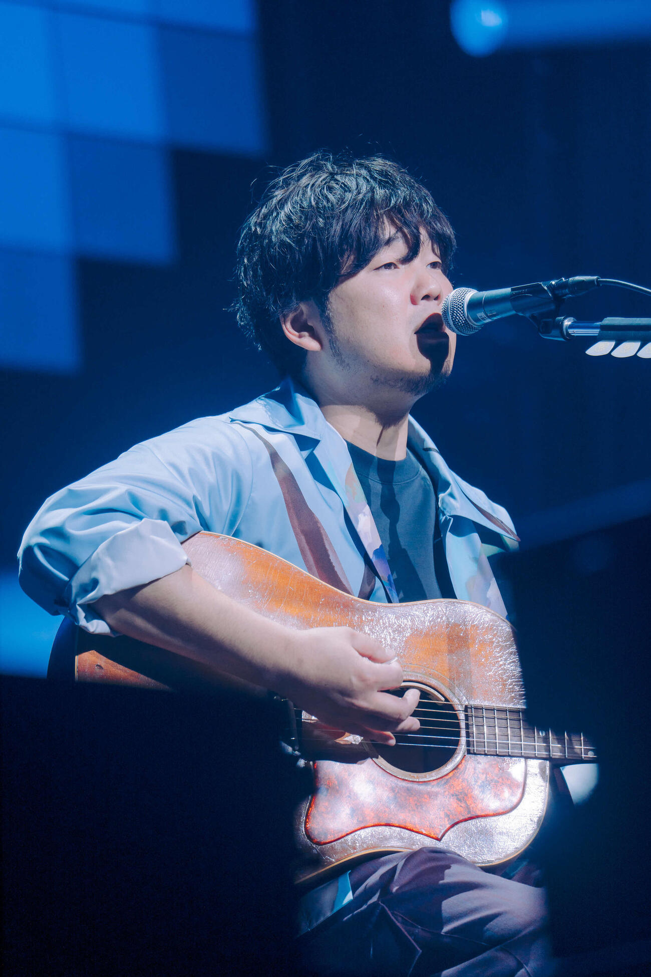 「超いきものがかりフェス　デビュー20周年だよ!!～ありがとうって伝えたくて～」に出演した秦基博（撮影：堤瑛史）