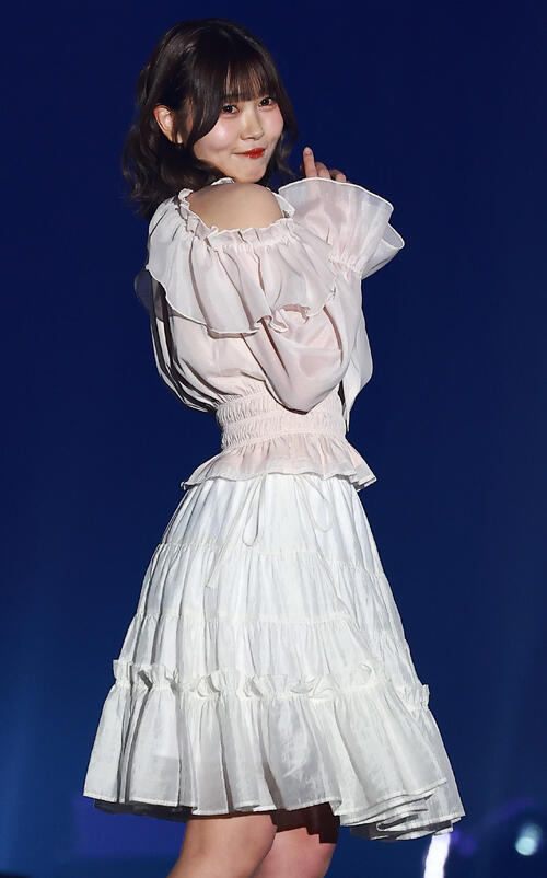 「CREATEs presents IDOL RUNWAY COLLECTION 2026 Supported by TGC」に登場した≒JOYの小澤愛実（撮影・野上伸悟）