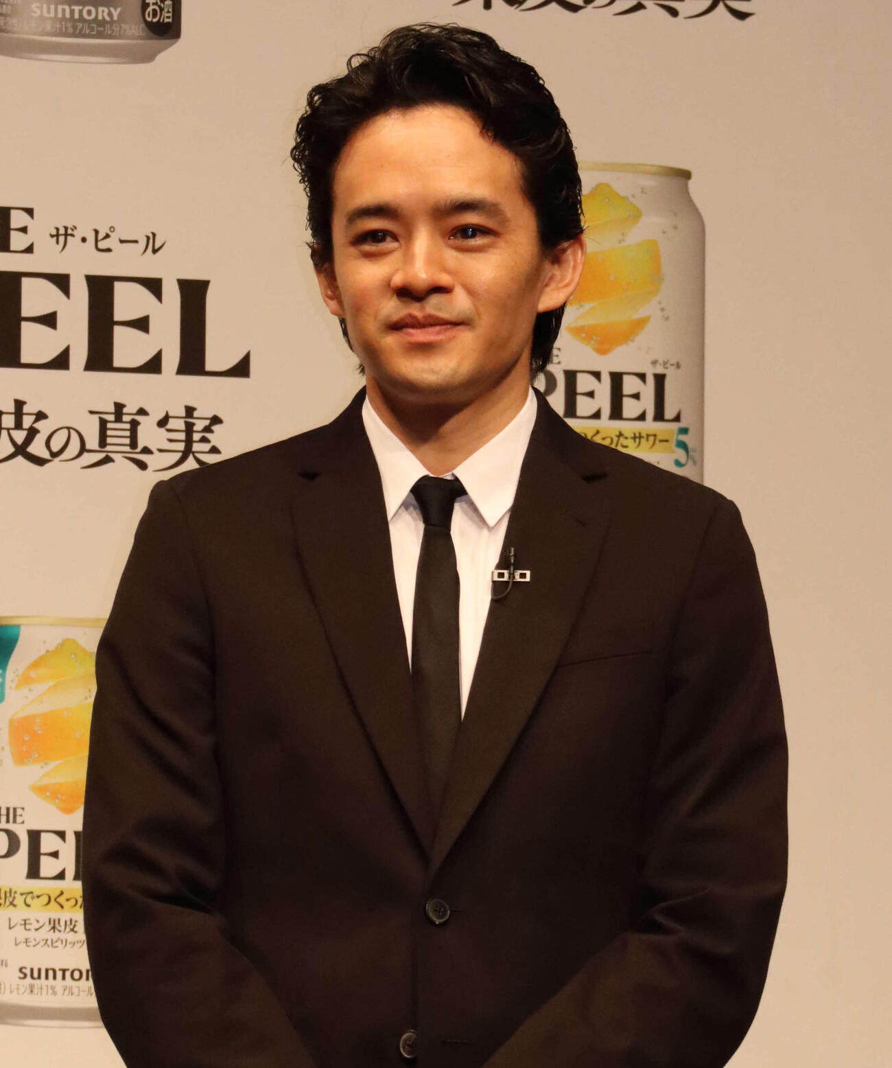 「THE PEEL」新CM発表会に出席した池松壮亮