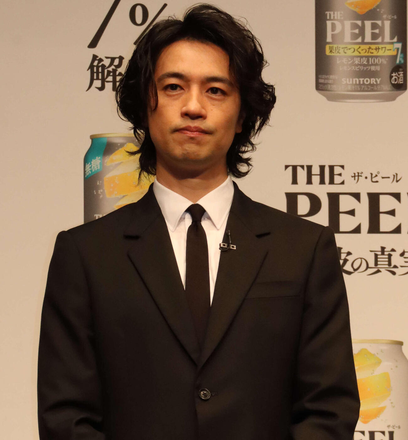 「THE PEEL」新CM発表会に出席した斎藤工