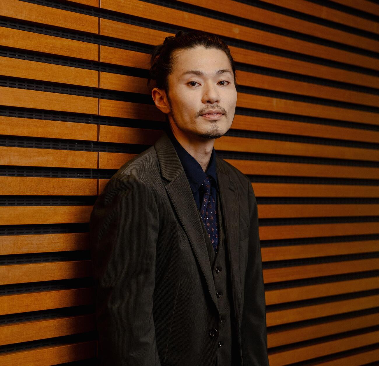 芸能事務所エバーグリーン・エンタテインメント所属を発表した俳優の内堀太郎　（C）NTV