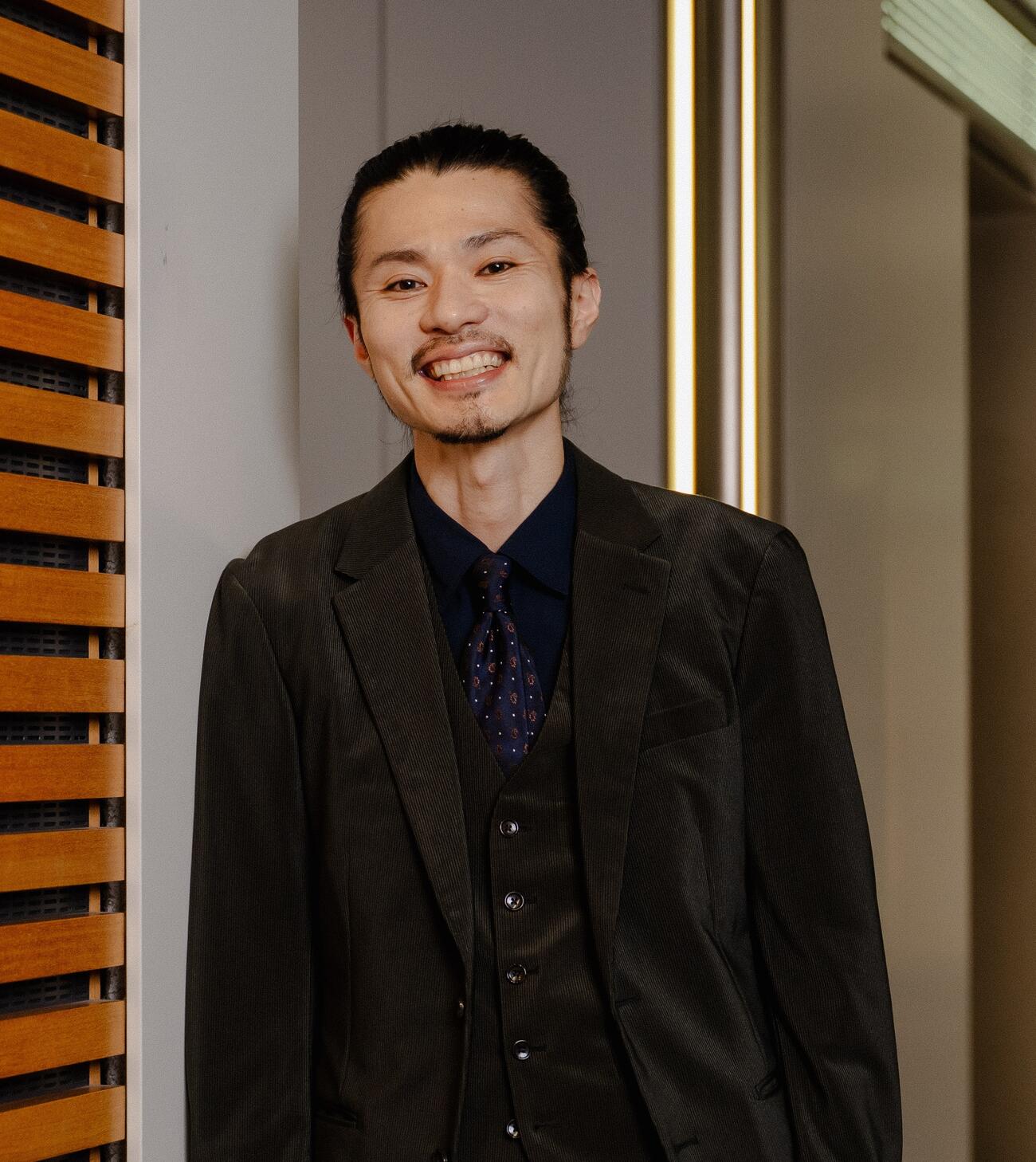 芸能事務所エバーグリーン・エンタテインメント所属を発表した俳優の内堀太郎　（C）NTV