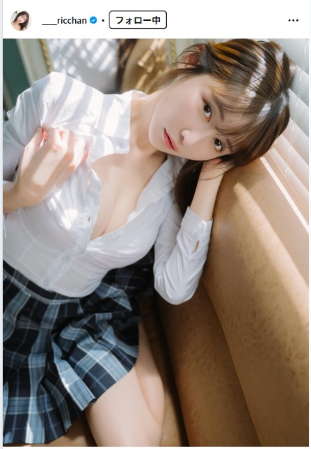藍野りなのインスタグラムから