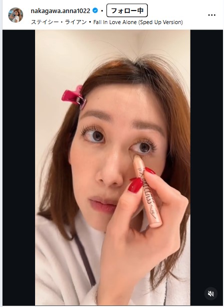 中川安奈のインスタグラムから
