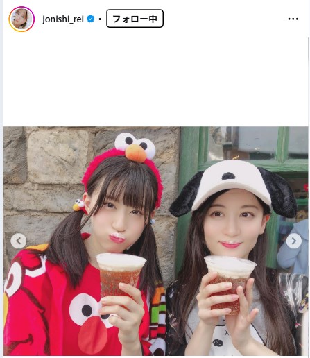 上西怜のインスタグラムから