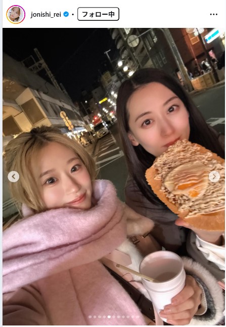 上西怜のインスタグラムから