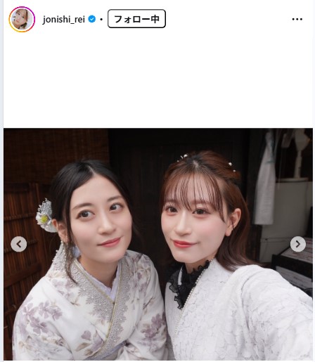 上西怜のインスタグラムから