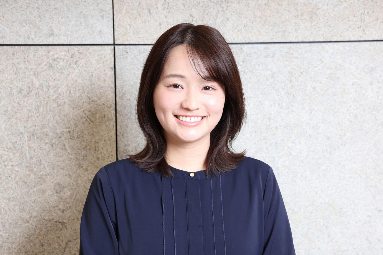 TBS篠原梨菜アナ（2024年撮影）