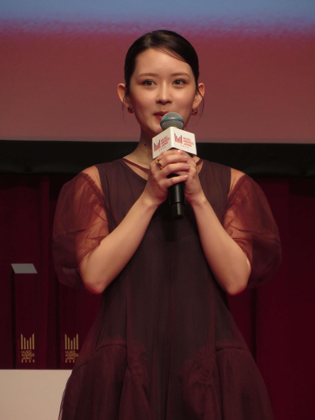 「MUSIC AWARDS JAPANエントリー発表会」に出席した畑芽育