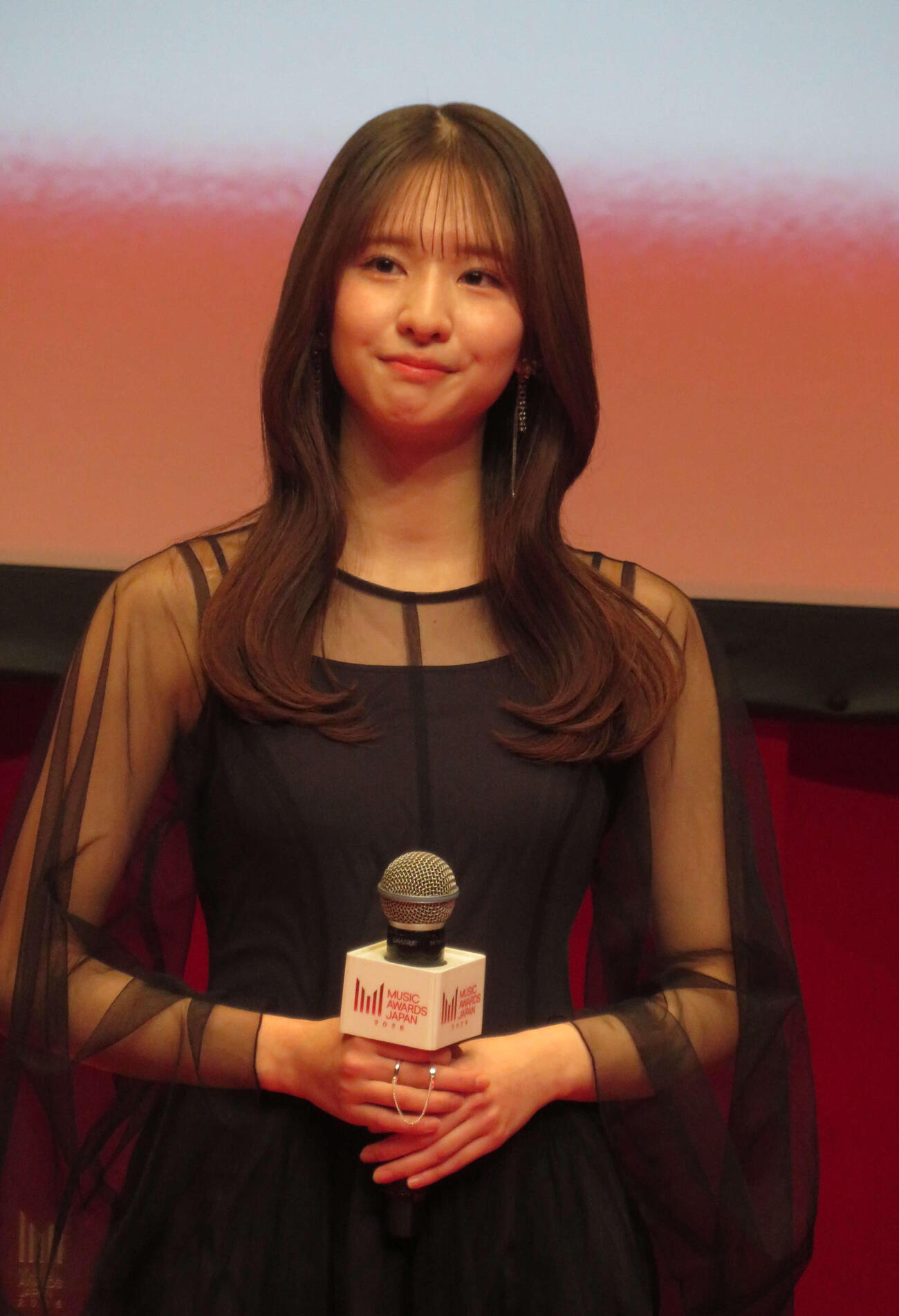「MUSIC AWARDS JAPANエントリー発表会」に出席した乃木坂46の菅原咲月