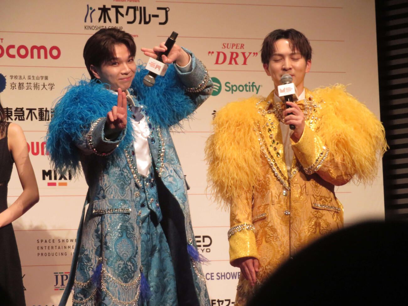 「MUSIC AWARDS JAPANエントリー発表会」に出席したM！LKの塩﨑太智、吉田仁人
