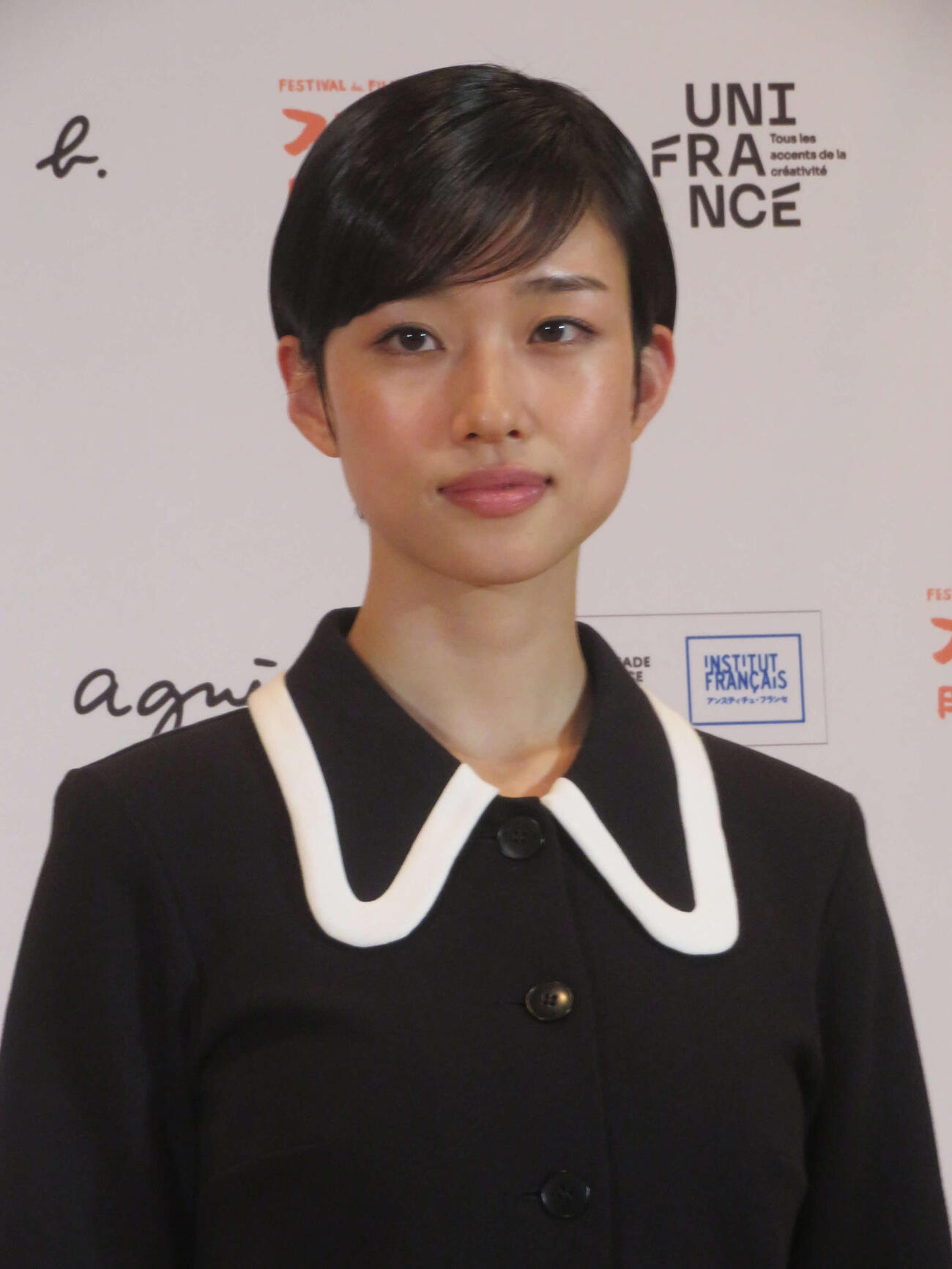 「フランス映画祭2026」フォトコールに参加したアンバサダーの河合優実（撮影・川田和博）