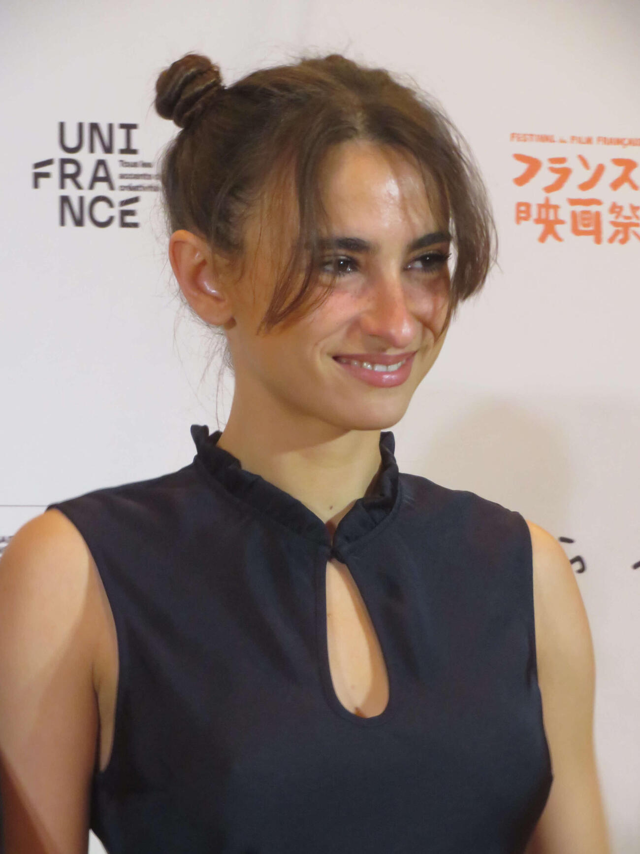 「フランス映画祭2026」フォトコールに参加したタイス・アレッサンドラン（撮影・川田和博）