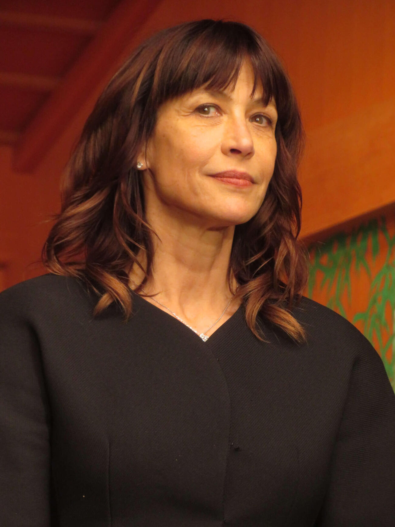 「フランス映画祭2026」オープニングセレモニーに参加したソフィー・マルソー（撮影・川田和博）