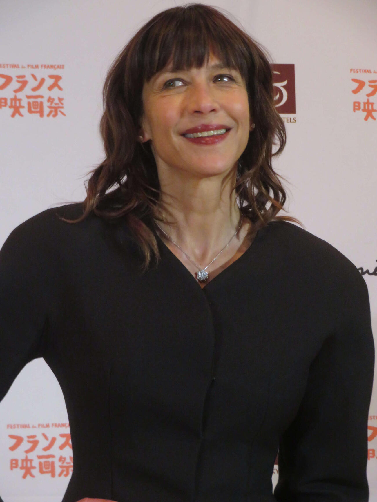「フランス映画祭2026」フォトコールに参加したソフィー・マルソー（撮影・川田和博）