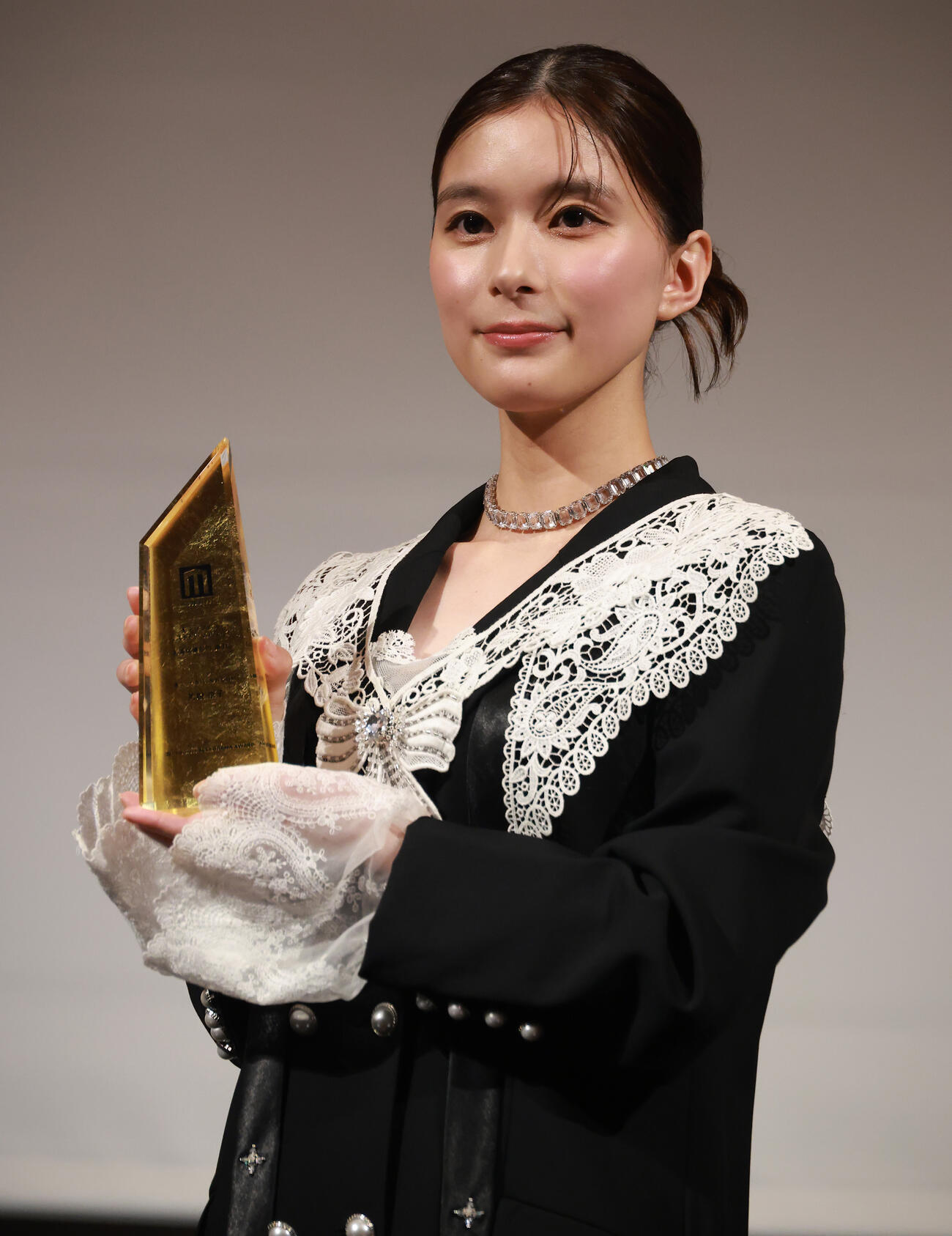 「モデルプレス　ベストドラマアワード」主演女優部門1位の芳根京子（撮影・中島郁夫）