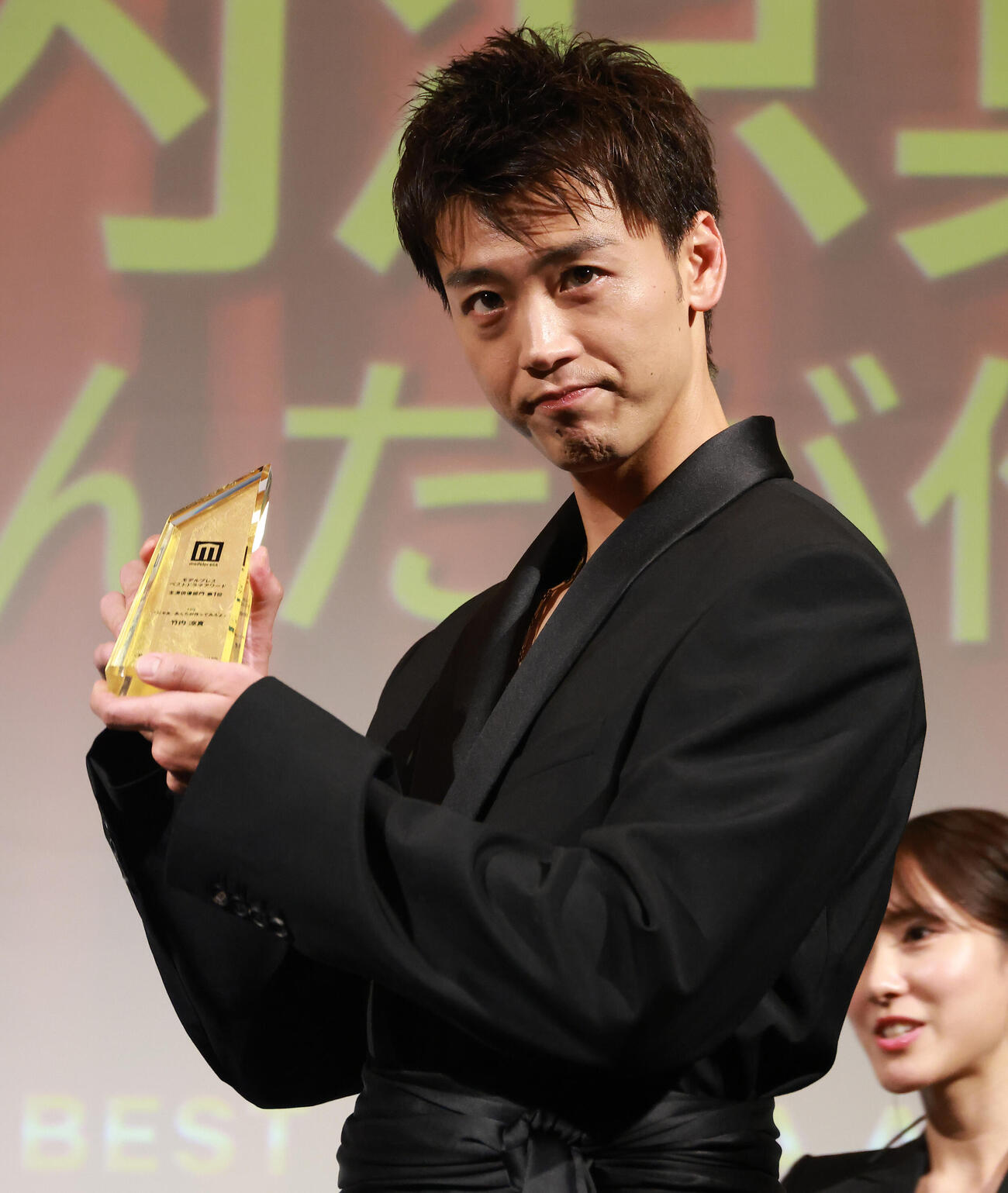 「モデルプレス　ベストドラマアワード」主演俳優部門1位の竹内涼真（撮影・中島郁夫）