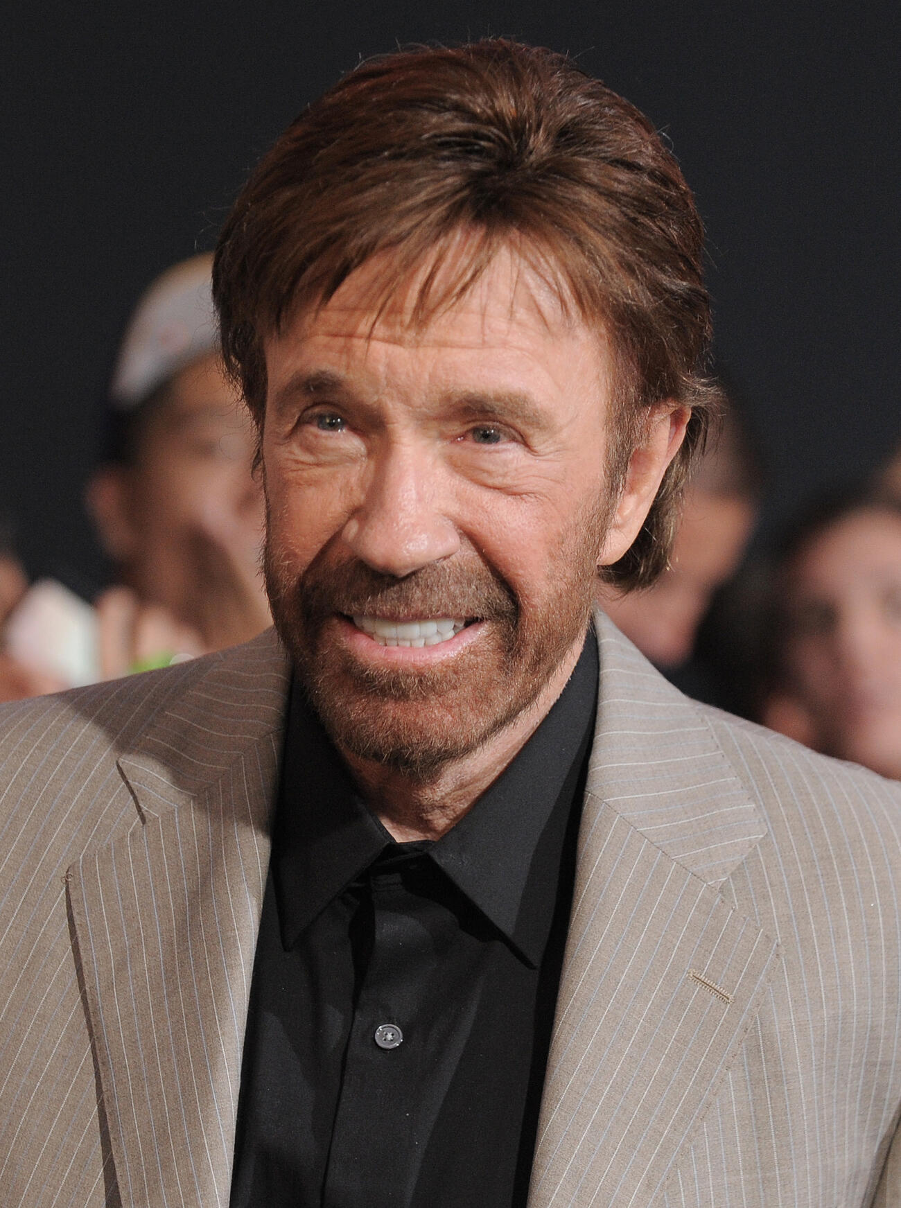 米俳優チャック・ノリスさん（2012年8月、ロサンゼルス　AP＝共同）
