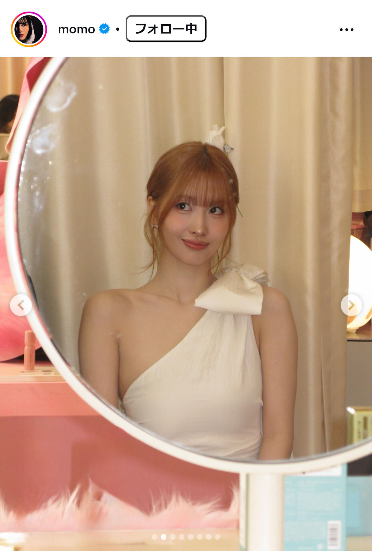 TWICEモモのインスタグラムから
