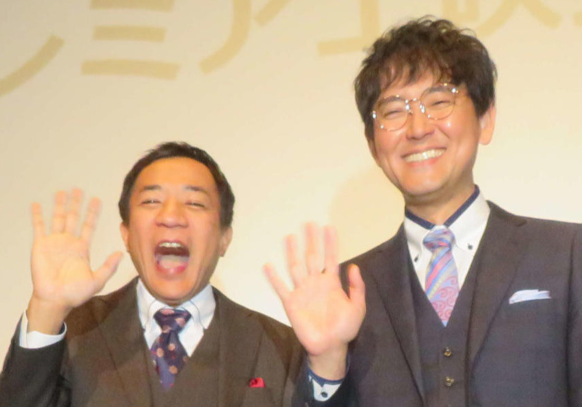 ナイツ塙宣之、土屋伸之（2024年2月撮影）