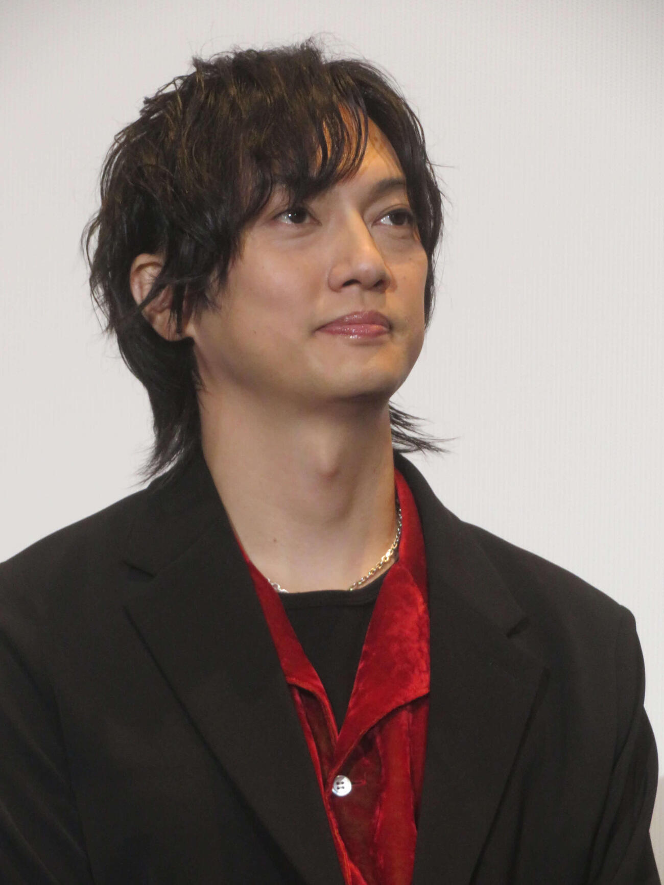 ゲキ×シネ「紅鬼物語」公開記念舞台あいさつに出席した喜矢武豊（撮影・川田和博）
