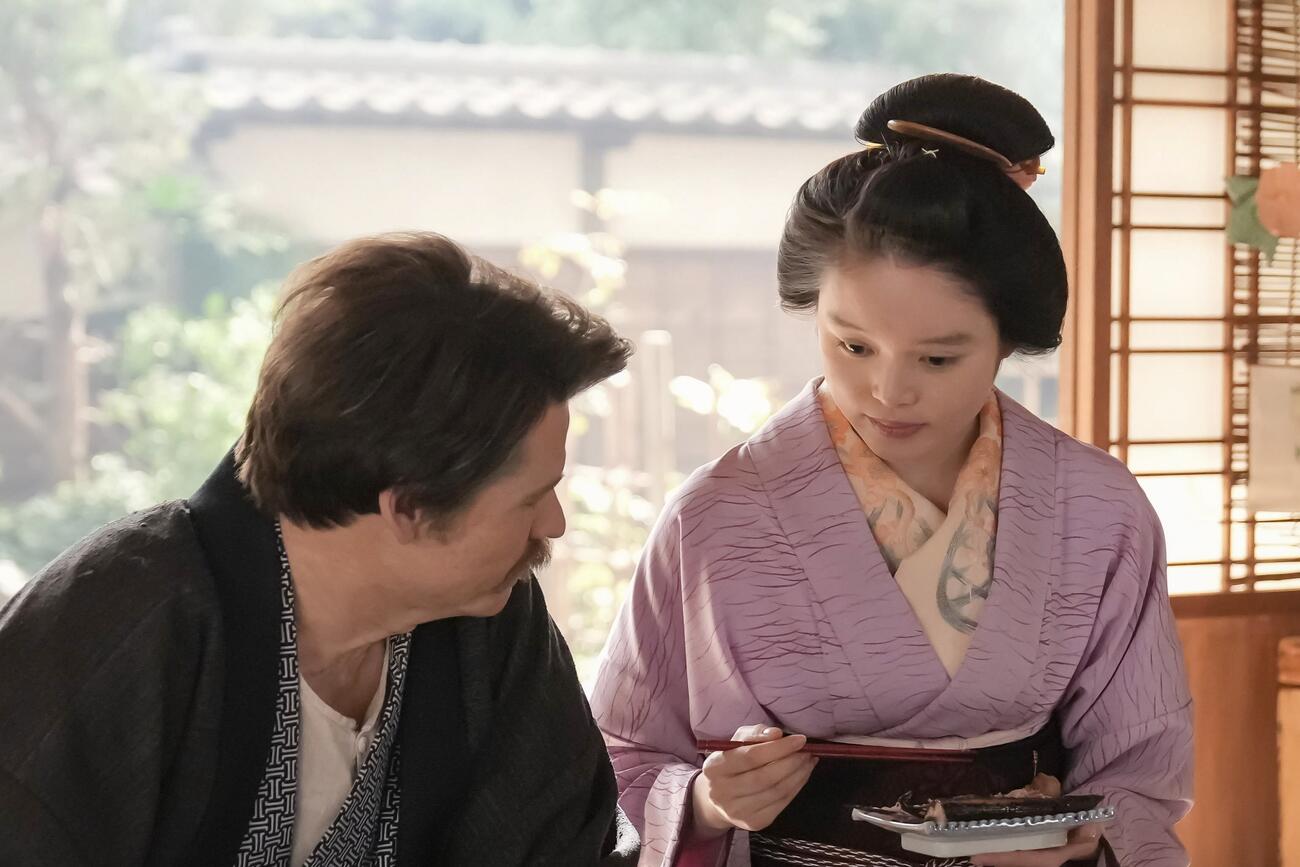NHK連続テレビ小説「ばけばけ」の1場面（C）NHK