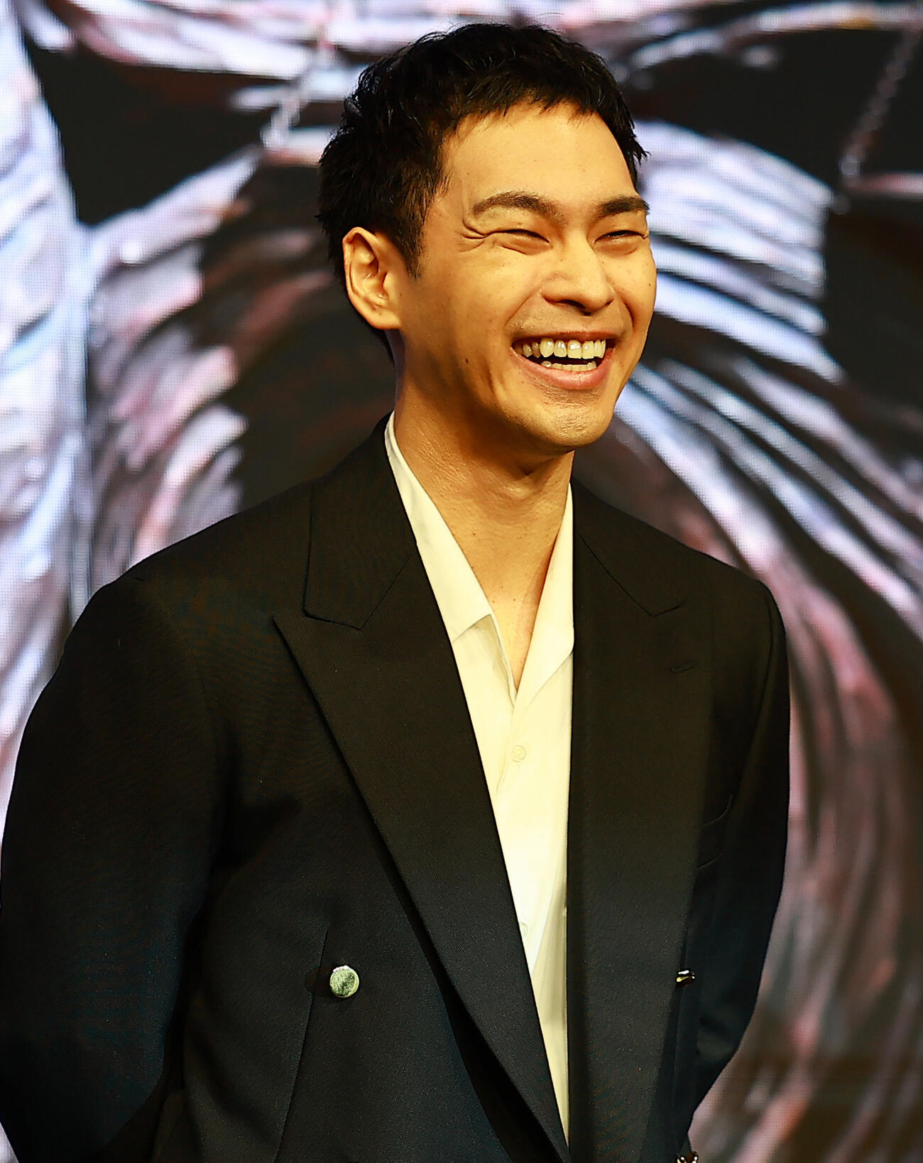 Netflixシリーズ「九条の大罪」配信直前イベントに登場した柳楽優弥（撮影・野上伸悟）