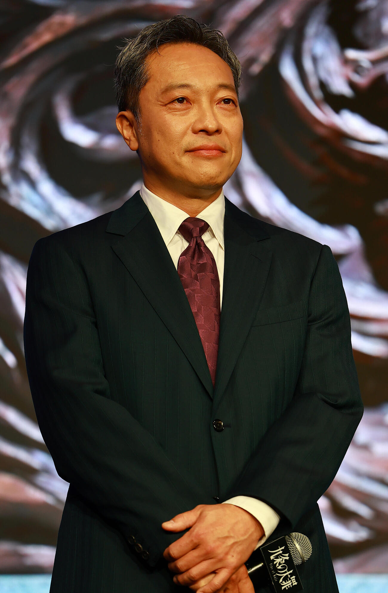 Netflixシリーズ「九条の大罪」配信直前イベントに登場した音尾〓（琢の旧字体）真（撮影・野上伸悟）