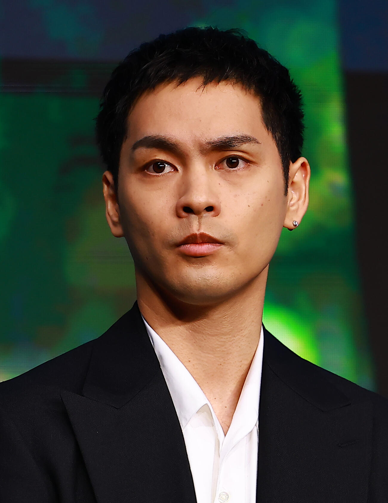 Netflixシリーズ「九条の大罪」配信直前イベントに登場した柳楽優弥（撮影・野上伸悟）