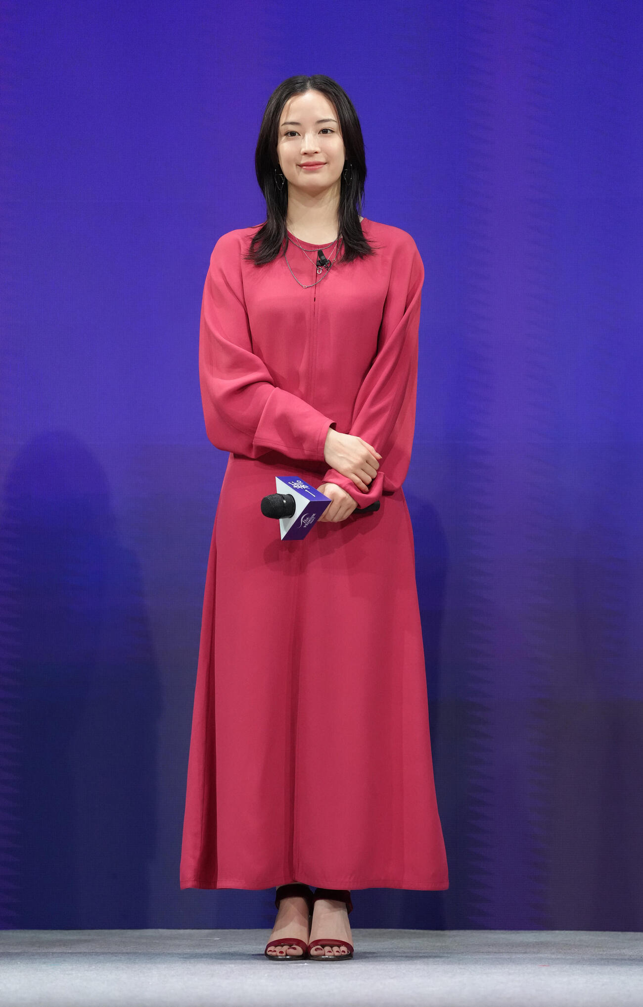 新CM発表会に登場した広瀬すず（撮影・足立雅史）