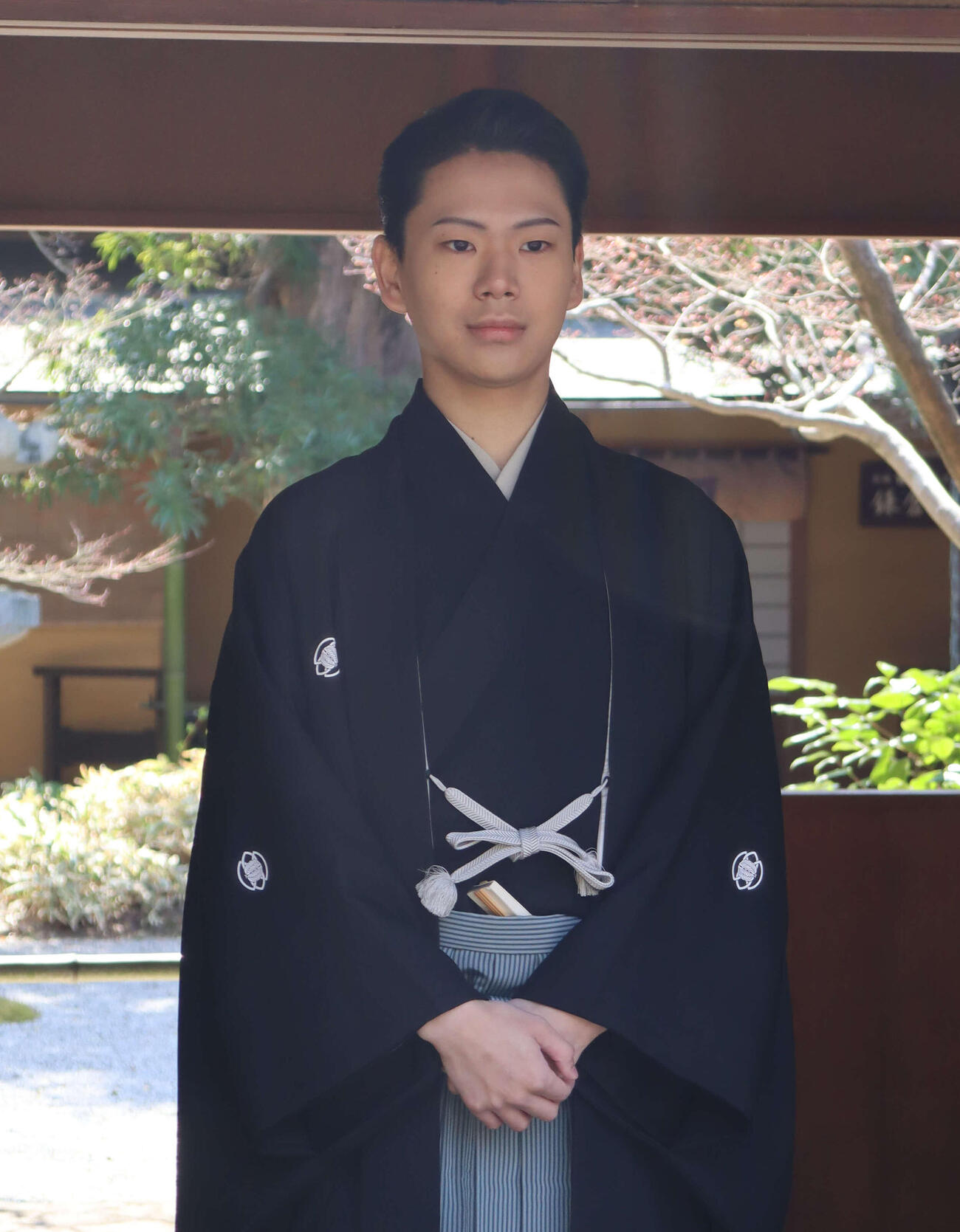 3代目尾上辰之助襲名に向け取材会を行った尾上左近