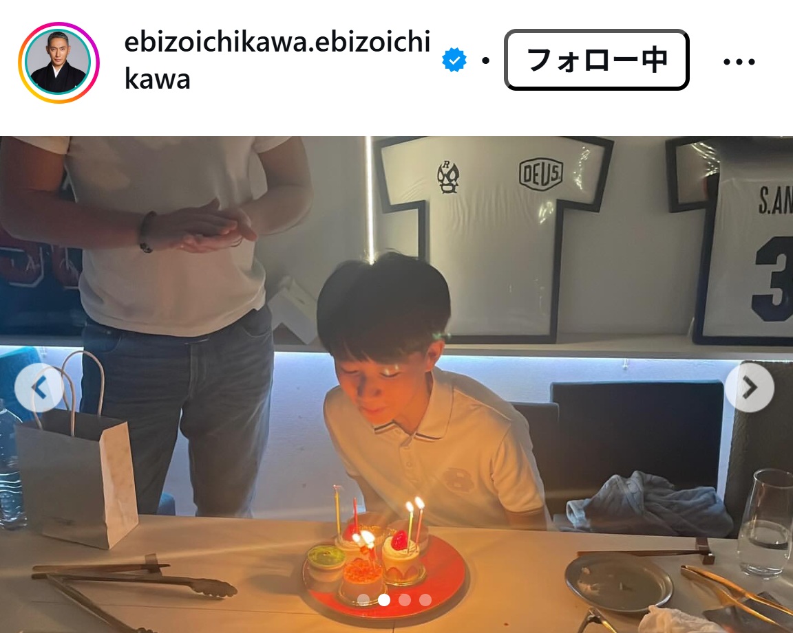 市川團十郎のインスタグラムから