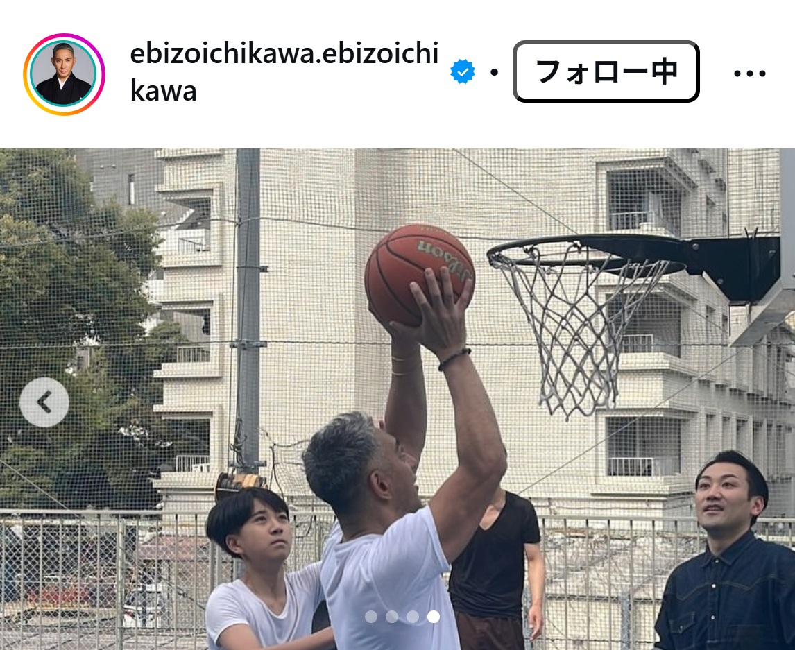 市川團十郎のインスタグラムから