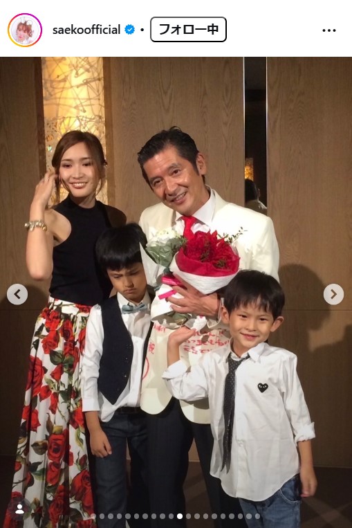 紗栄子のインスタグラムから