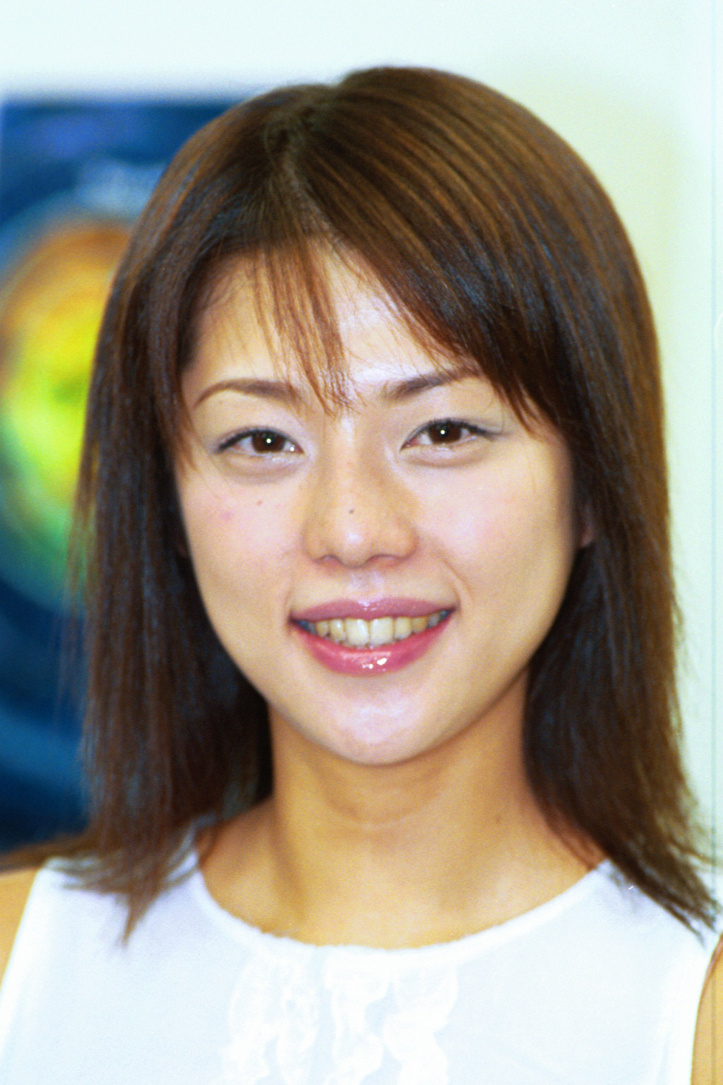 A&Sマリオレーシングチームのレースクイーン吉岡美穂（2001年8月撮影）