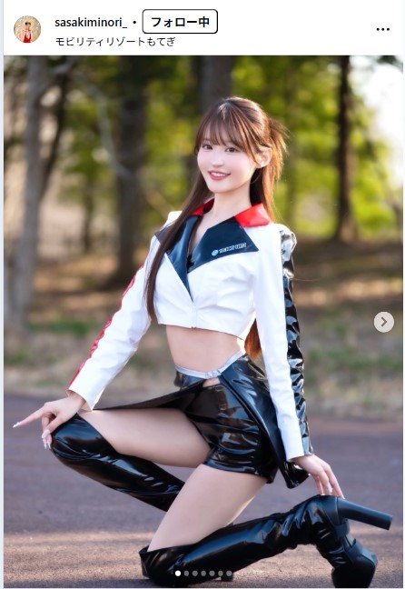 佐々木美乃里のインスタグラムから