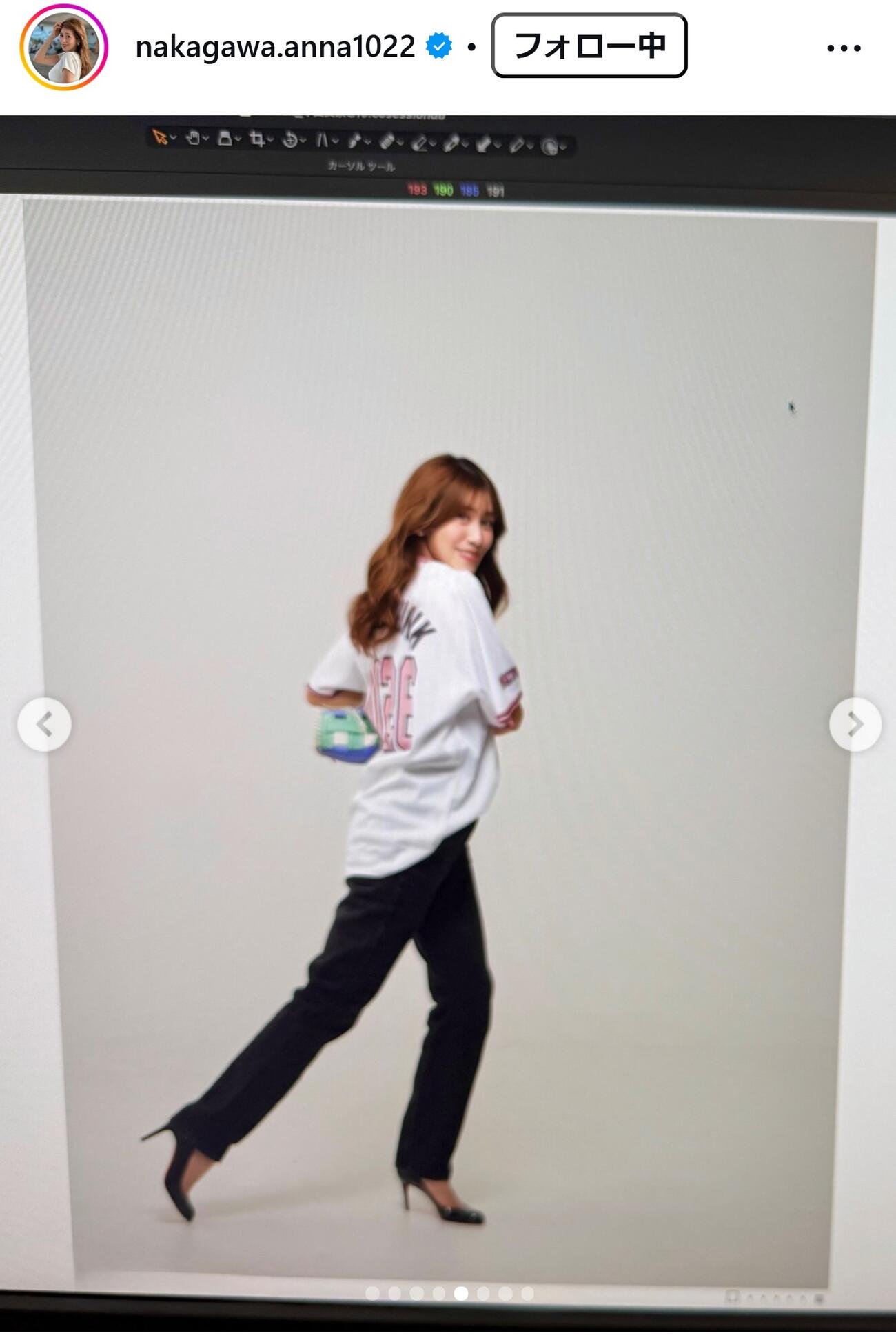 中川安奈のインスタグラムから