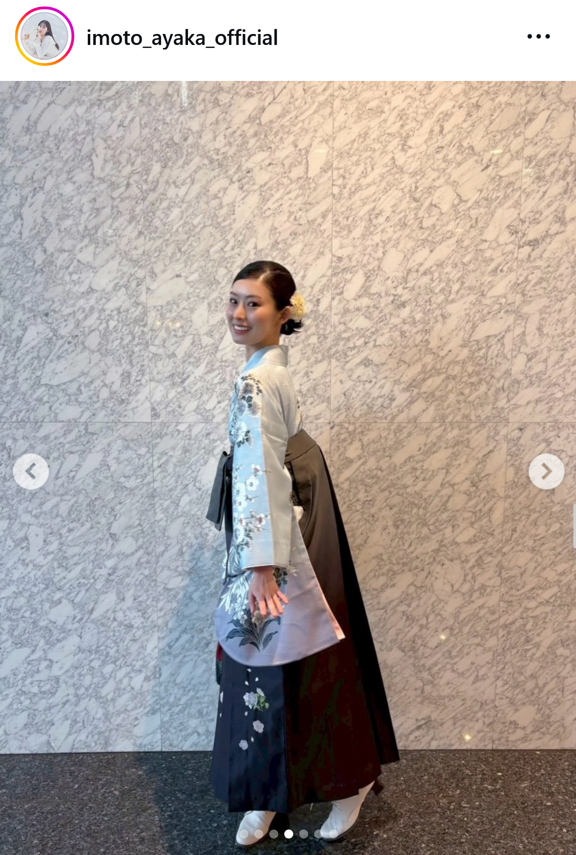 井本彩花のインスタグラムから
