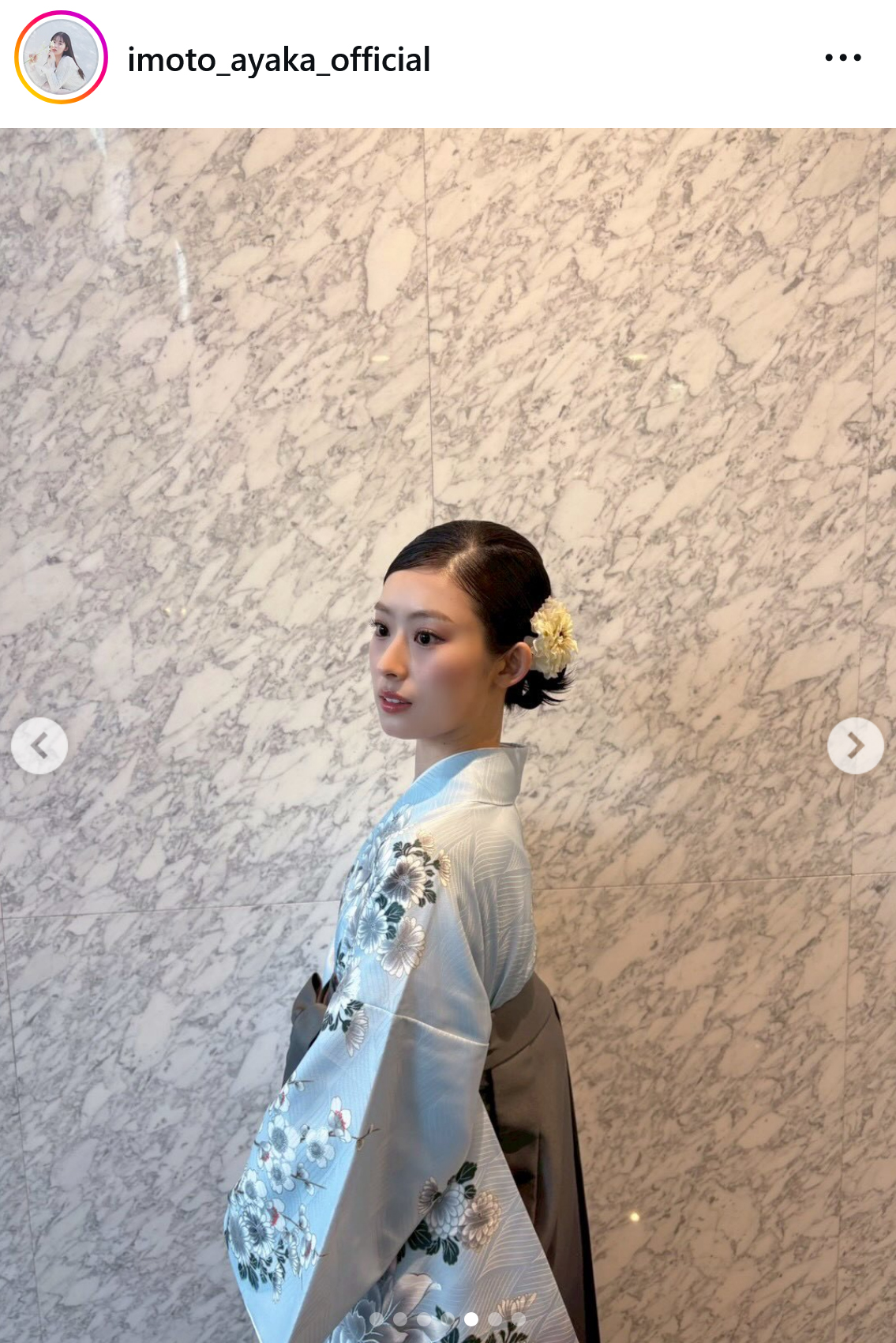 井本彩花のインスタグラムから
