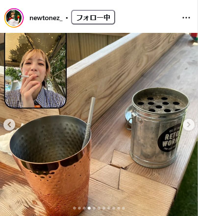 とんずのインスタグラムから