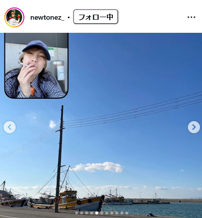 とんずのインスタグラムから