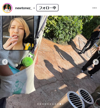 とんずのインスタグラムから