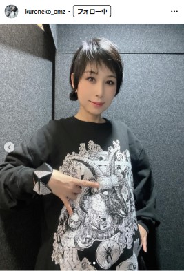 黒猫のインスタグラムから