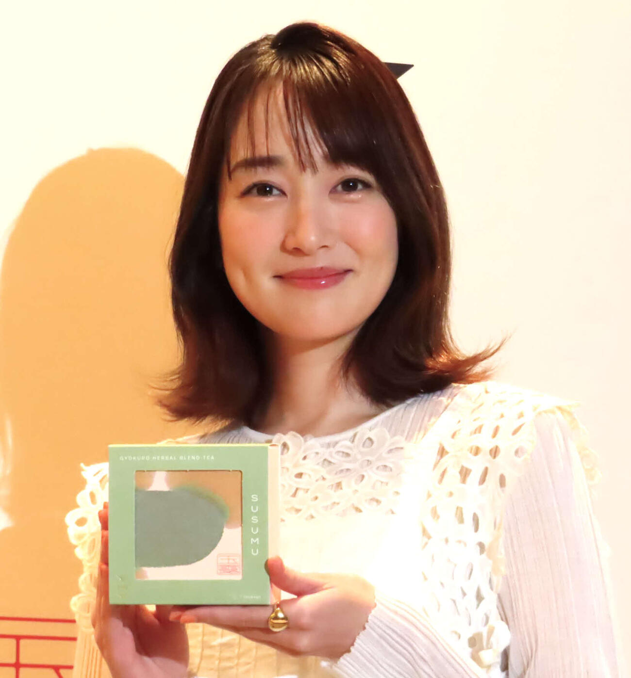 山本山「YMY」新ブランド発表会に登壇した高梨臨