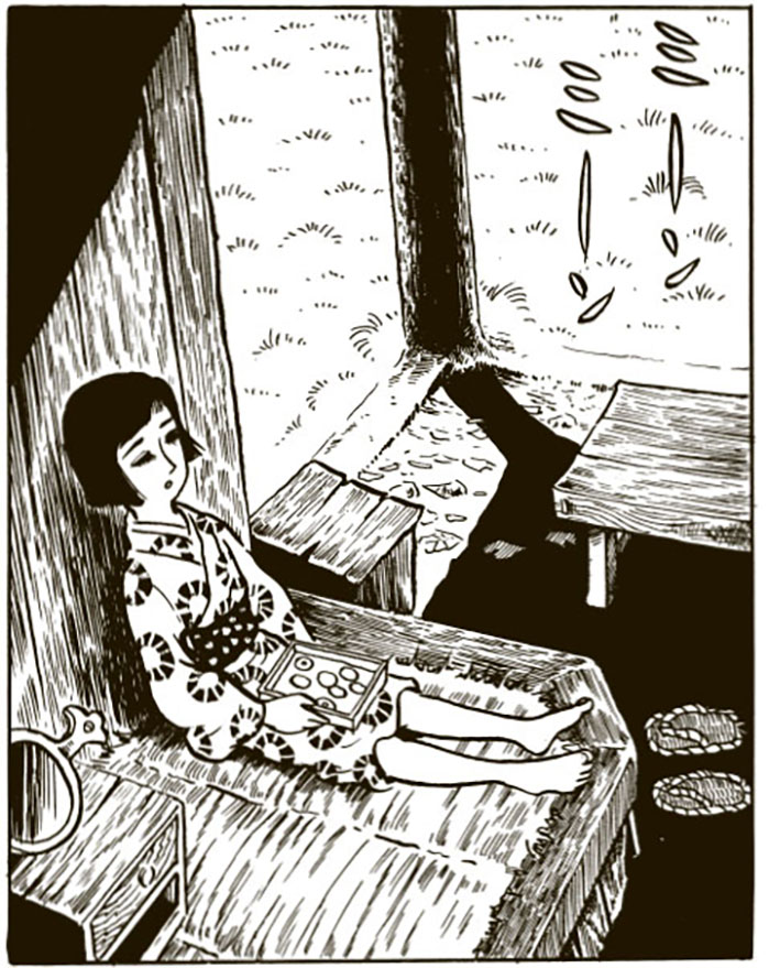 ちくま文庫「つげ義春コレクション　紅い花／やなぎ屋主人」から©つげ義春(共同)