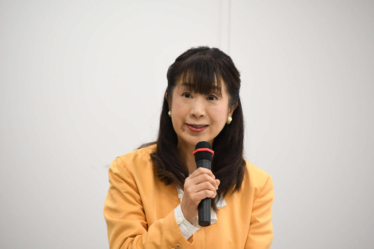 カンテレの関純子アナウンサー（撮影・阪口孝志）