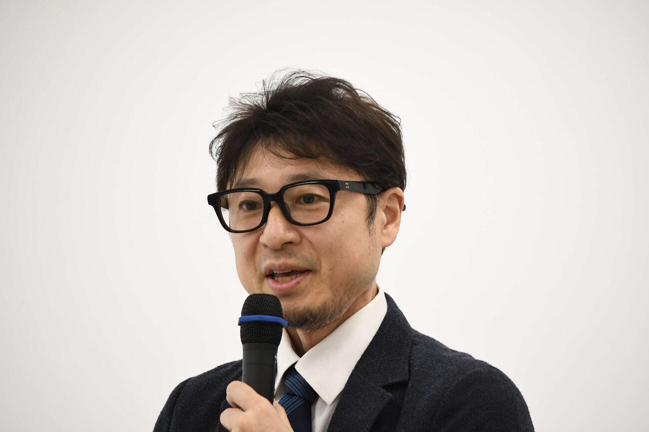 カンテレの乾充貴編成局長（撮影・阪口孝志）