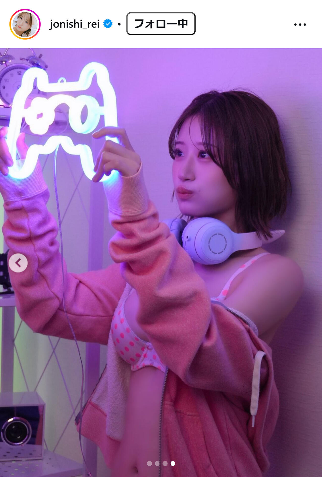 上西怜のインスタグラムから