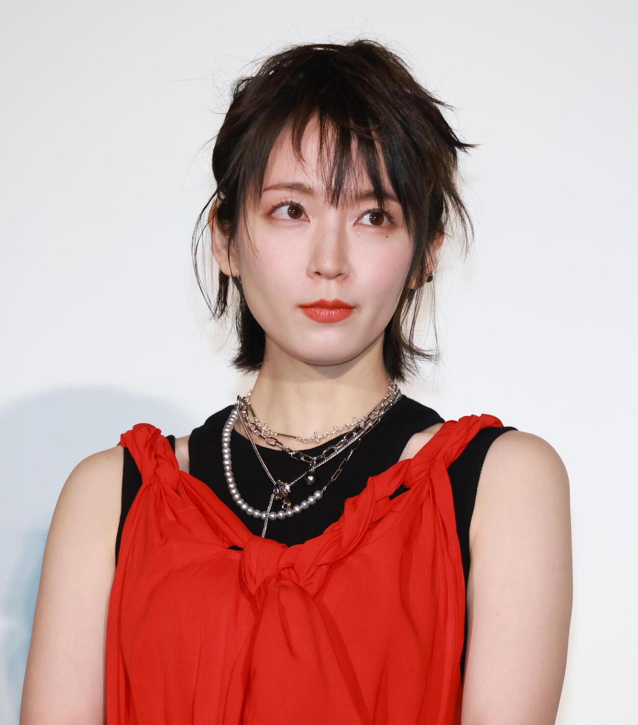 映画「ストリート・キングダム」公開記念舞台あいさつを行った吉岡里帆（撮影・中島郁夫）